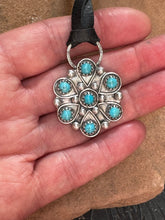 Load image into Gallery viewer, Kingman Turquoise Circle of 7 Necklace
