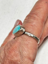 Load image into Gallery viewer, Amazonite Teardrop Ring with Arrow Band
