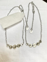 Load image into Gallery viewer, Delicate Moon Phases Necklace 16 - 18 INCHES
